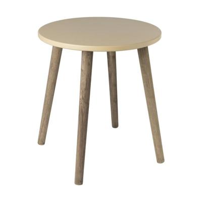 Bijzettafel Salvador - beige/bruin - ø36x41 cm Bijzettafel Salvador - beige/bruin - ø36x41 cm