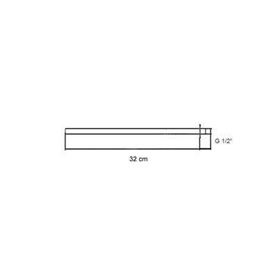 Plafonduitloop Boss & Wessing Aloni Rainshower Mat Zwart Boss & Wessing