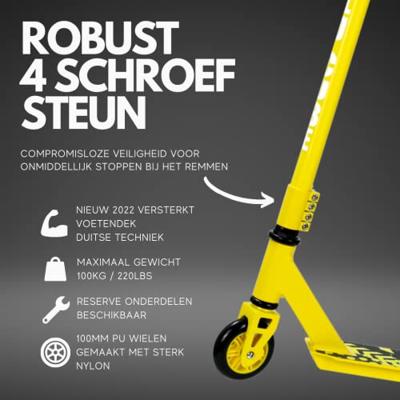 Volare Boldcube stuntstep - cyaan