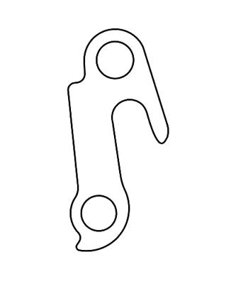 Union derailleurpad gh-124 met schroefset m8x0.75
