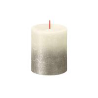 Bolsius Kaars 8x6,8 cm Fading Parel Champagne - thumbnail