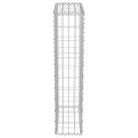 Schanskorfmuur met deksels 50x20x100 cm gegalvaniseerd staal - thumbnail