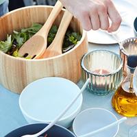 Point Virgule Ronde slakom uit bamboe ø 25cm h 11cm - thumbnail