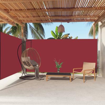 VidaXL Windscherm uittrekbaar 180x600 cm rood