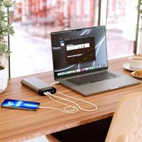 Hyper HyperJuice 4-port powerbank (27.000 mAh/245W) - Space Gray - thumbnail