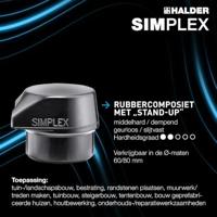 Halder SIMPLEX-Plusbox Starterkit 3027s026 Kunststof hamer Middelhard 2600 g 160 mm 1 stuk(s) - thumbnail