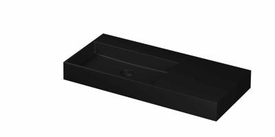 Wastafel INK United 1000x450x110 mm Mat zwart 0206404