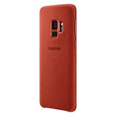 Galaxy S9 Alcantara Cover rood EF-XG960AREGWW