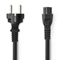 Nedis Voedingskabel Schuko Male IEC 320 C5 3,0 m Zwart - thumbnail