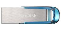 SanDisk Ultra Flair USB flash drive 128 GB USB Type-A 3.2 Gen 1 (3.1 Gen 1) Blauw, Zilver - thumbnail