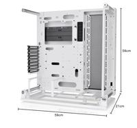 Thermaltake Core P3 TG Pro Mid Tower Wit - thumbnail