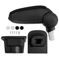 VidaXL Armsteun 16x35x(30-49) cm abs zwart - thumbnail