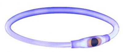 Flash lichthalsband 65 cm blauw voor de hond 2 stuks