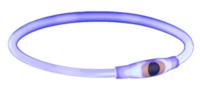 Flash lichthalsband 65 cm blauw voor de hond 2 stuks - thumbnail