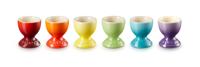 LE CREUSET - Aardewerk - Eierdop Regenboog 6-dlg - thumbnail