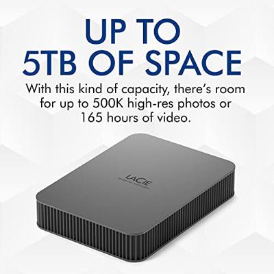 LaCie Mobile Drive Secure externe harde schijf 4000 GB Grijs