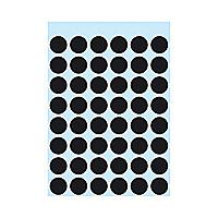 Etiket HERMA 1869 rond 12mm zwart 240stuks - thumbnail