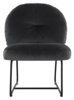 Must Living Fauteuil Bouton Dark Grey - thumbnail