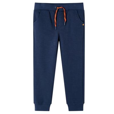 Kinderjoggingbroek 116 gemleerd marineblauw Kinderjoggingbroek 116 gemleerd marineblauw