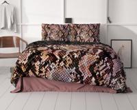 RoyalTextile - Martina Dekbedovertrek Katoen-Satijn - Zwart - 240 x 220 - thumbnail