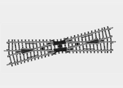 H0 Märklin K-rails (zonder ballastbed) 2258 Kruising 90 mm 1 stuk(s) H0 Märklin K-rails (zonder ballastbed) 2258 Kruising 90 mm 1 stuk(s)