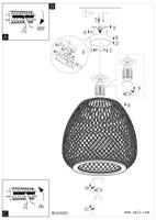Eglo Rotan hanglampDembleby Ø 32cm - 43261 - thumbnail