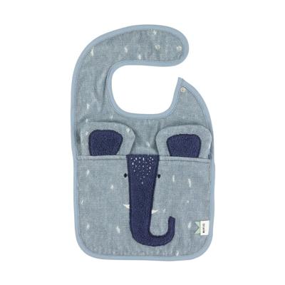 Trixie slabbetje Mrs. Elephant 44 x 26 cm biologisch katoen blauw Trixie slabbetje Mrs. Elephant 44 x 26 cm biologisch katoen blauw