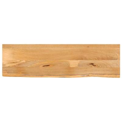 Tafelblad met natuurlijke rand 110x30x3,8 cm massief mangohout