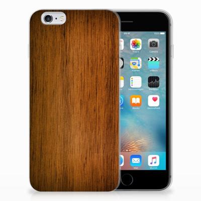 Apple iPhone 6 | 6s | Bumper Hoesje | Donker Hout