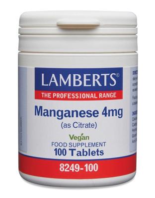 Lamberts Mangaan 4mg Tabletten Lamberts Mangaan 4mg Tabletten