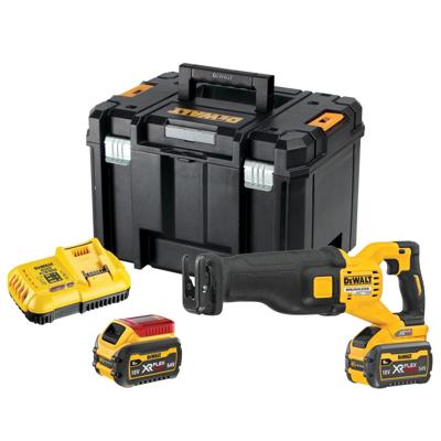 DeWALT DCS389X2 Accu Reciprozaag 54V XR Flexvolt 9,0Ah in TSTAK DeWALT DCS389X2 Accu Reciprozaag 54V XR Flexvolt 9,0Ah in TSTAK