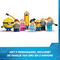 Lego Minions 75583 Huis van de Minions en Gru - thumbnail