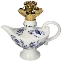 Kersten kandelaar porselein dutch delight theepot 17x9x16cm blauw - thumbnail