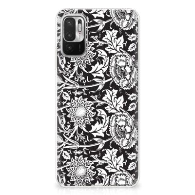 Xiaomi Redmi Note 10/10T 5G | Poco M3 Pro | TPU Case | Black Flowers