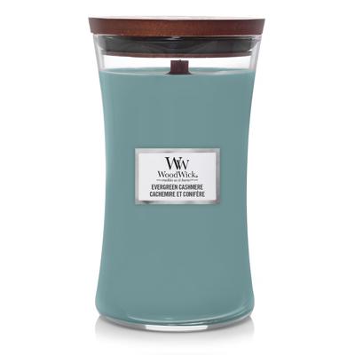 WoodWick evergreen cashmere large candle