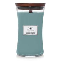 WoodWick evergreen cashmere large candle - thumbnail