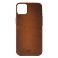 Senza Desire Leather Cover with Card Slot Apple iPhone 14 Plus Burned Cognac - thumbnail
