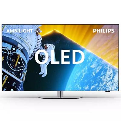 Philips Ambilight 42OLED809 4K OLED Smart TV - 42-inch scherm met P5 AI Perfect Picture Ultra HD, Google TV, Dolby Vision en Dolby Atmos Sound, werkt met Alexa en Google Assistant - Metalen randframe
