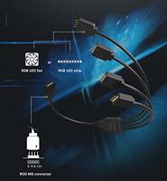 Akasa AK-CBLD04-50BK Koeling accessoire Zwart - thumbnail