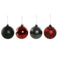 Kerstballen Home ESPRIT Rood Gouden Polyethyleen 32,5 x 8 x 32,5 cm (16 Onderdelen) - thumbnail