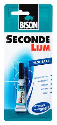 Secondelijm Vloeibaar 3 G Tube Kaart Secondelijm Meuwissen - Meuwissen agro