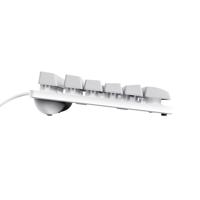 Gaming Keyboard Trust GXT 833W Wit - thumbnail