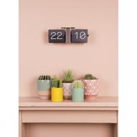 Karlsson No Case Flip Tafelklok/Wandklok 14 x 36 cm - thumbnail