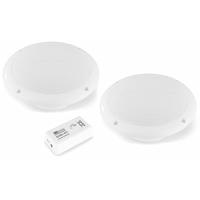 Power Dynamics BT10SET versterker met BT + 2 plafondspeakers IPX5 5 inch - thumbnail