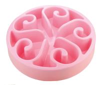 Eat Slow Live Longer Original Voerbak S/M - Ø20,5 cm - Anti schrokbak hond – Slowfeeder hond - Anti-slip – Geschikt voor kleine en middelgrote honden - Roze - thumbnail