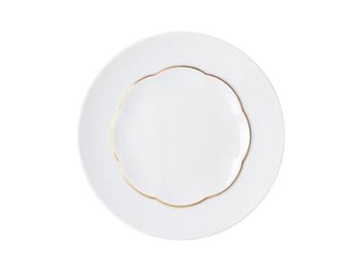 ROSENTHAL - Sonetto Oro - Gebakbordje 17cm positief