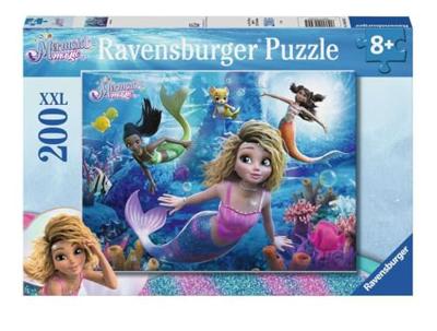 Ravensburger - Kinderpuzzel - 200 XXL-stukjes - De magische wereld van de opperste zeemeerminnen - Leeftijd 8+ - 12004322