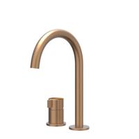 Wastafelkraan IVY Tribe Coldstart 2-gats RVS316 Geborsteld Mat Koper PVD - thumbnail