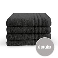Byrklund Handdoek 50 x 100 cm 500 gram Antraciet - 6 stuks - thumbnail