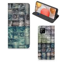 Hippe Standcase Samsung Galaxy A42 Spijkerbroeken - thumbnail